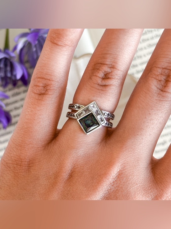 Bomb Party double band ring. - Picture 3 of 12